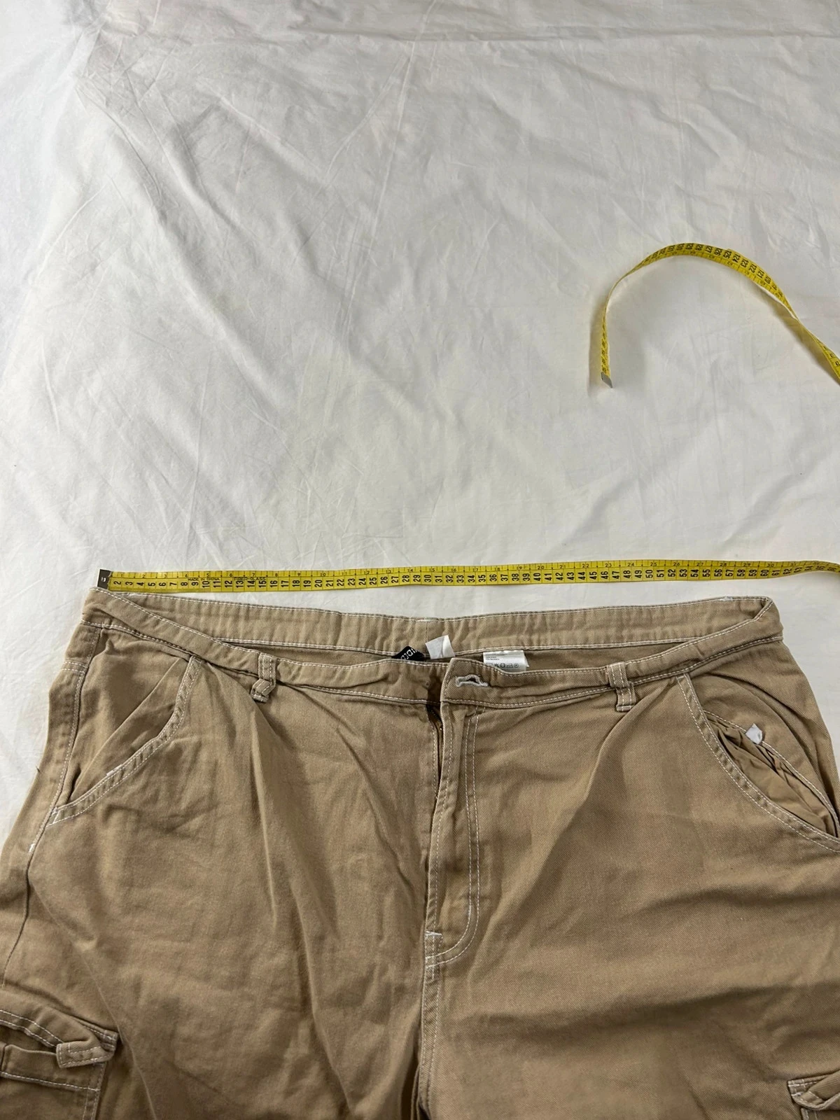 Short jeans bege H&M Divided tamanho – photo 6